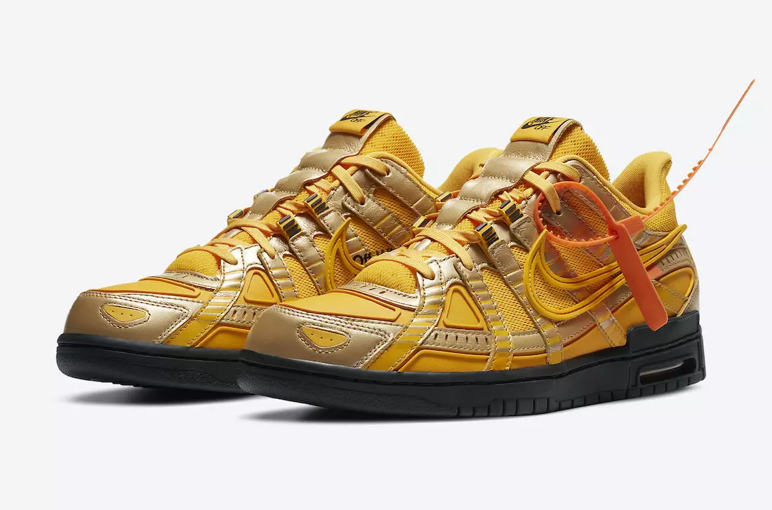 Off-White Nike Air Rubber Dunk University Gold CU6015-700 Ngày phát hành-3