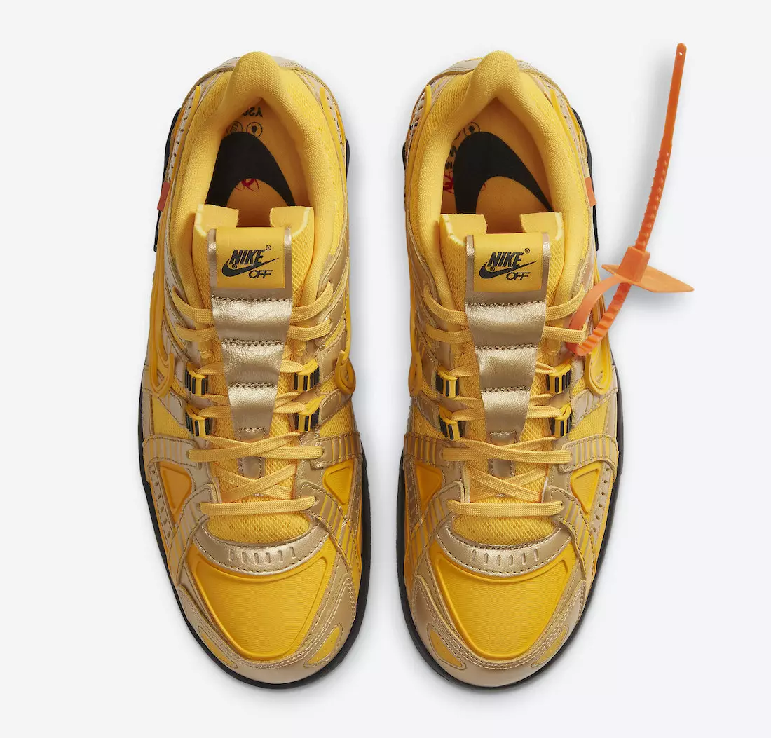 Off-White Nike Air Rubber Dunk University Gold CU6015-700 출시일-3