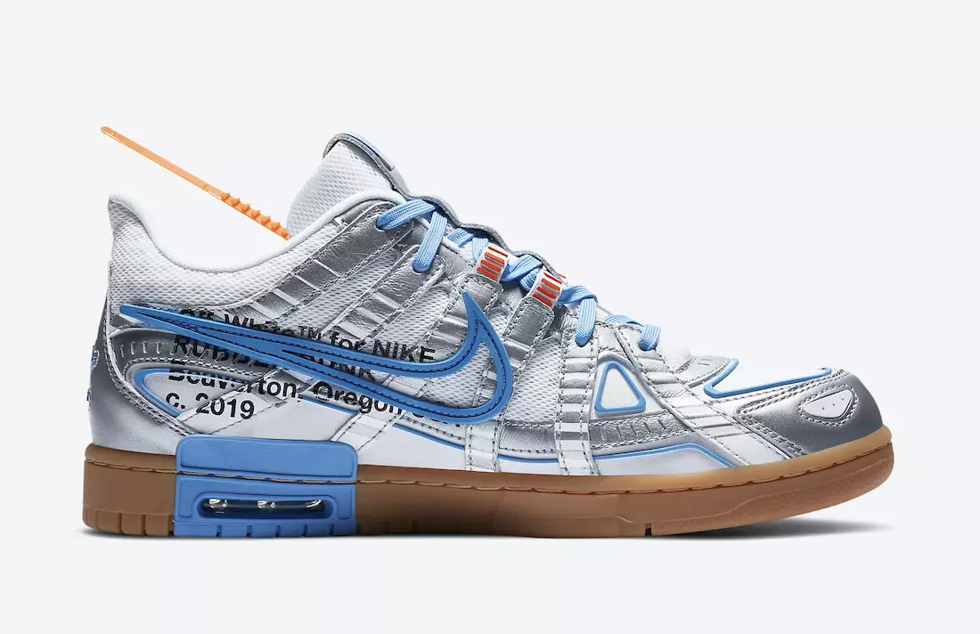 Off-White Nike Air Rubber Dunk University Blue CU6015-100 Datum izdaje