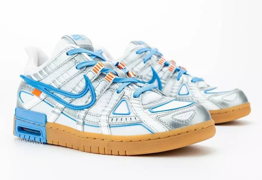 Ақ түссіз Nike Air Rubber Dunk University Blue CU6015-100 Шығарылған күні