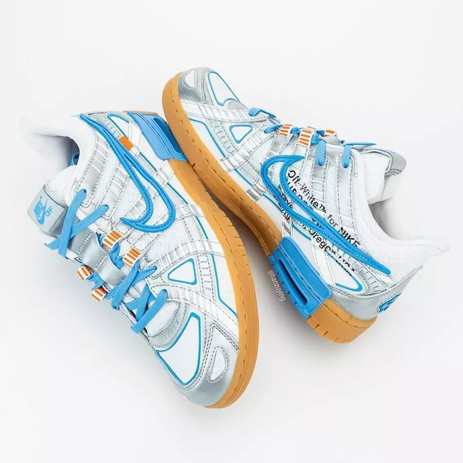 Ақ түссіз Nike Air Rubber Dunk University Blue CU6015-100 Шығарылған күні