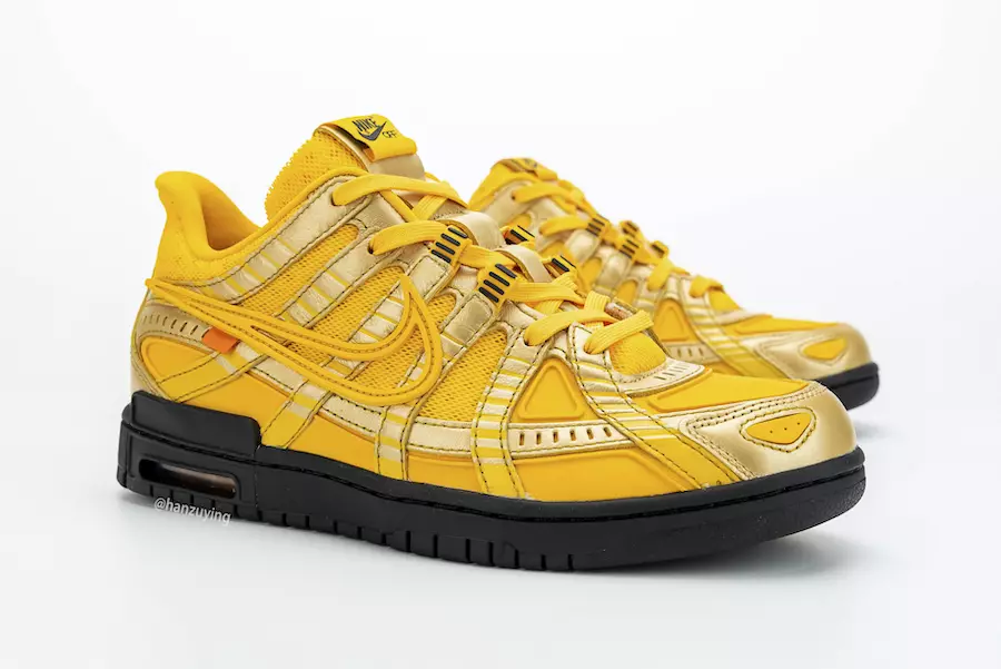 Ақ түссіз Nike Air Rubber Dunk University Gold CU6015-700 Шығарылған күні