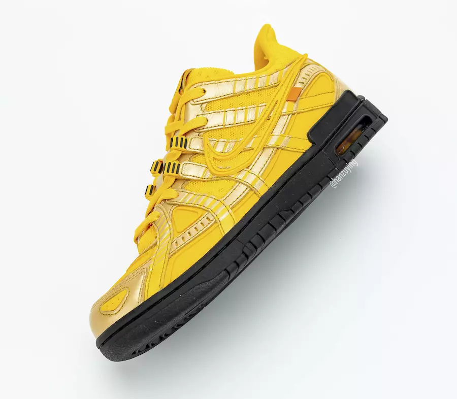 Ақ түссіз Nike Air Rubber Dunk University Gold CU6015-700 Шығарылған күні