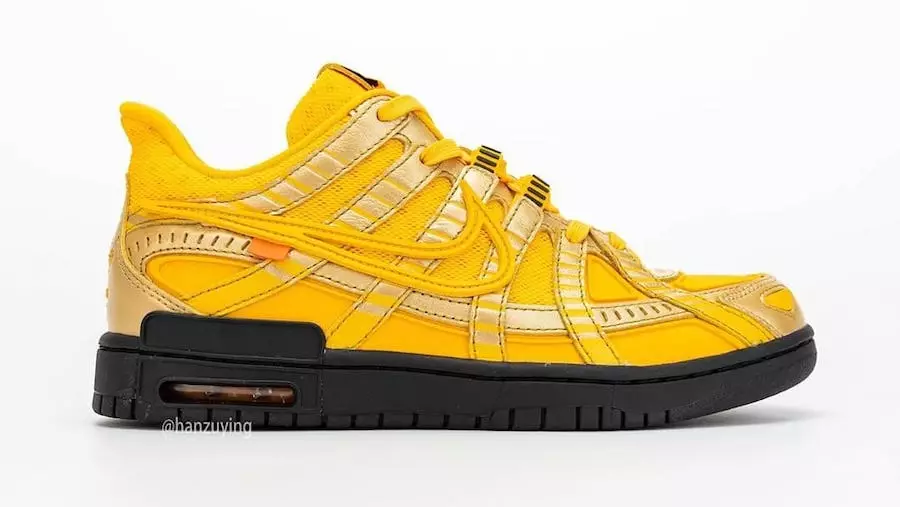 Off-White Nike Air Rubber Dunk University Gold CU6015-700 Data de llançament