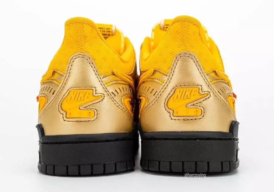 Beveik baltas Nike Air Rubber Dunk University Gold CU6015-700 išleidimo data