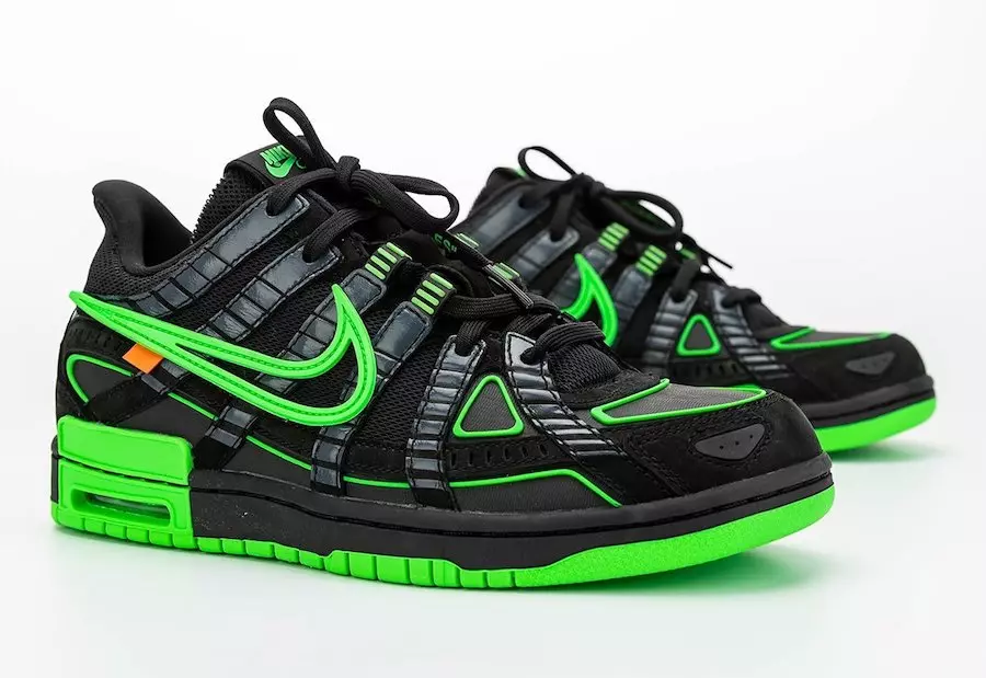 Beveik balta Nike Air Rubber Dunk Green Strike CU6015-001 išleidimo data