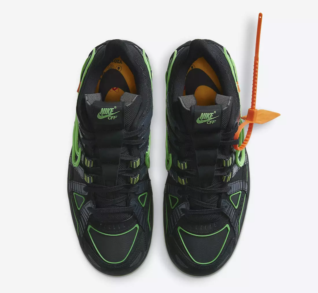 Off-White Nike Air Rubber Dunk Verde Strike CU6015-001 Data di rilascio