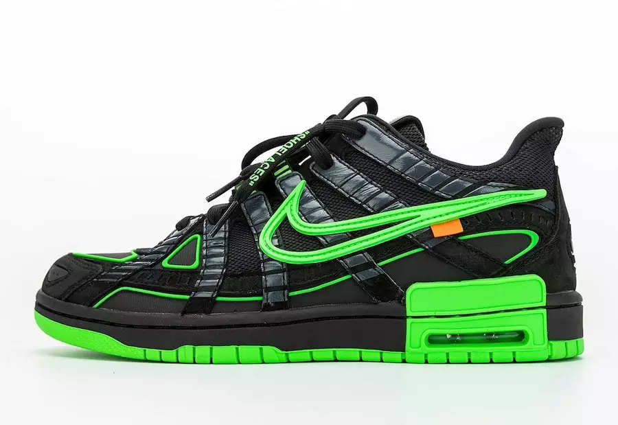 Beveik balta Nike Air Rubber Dunk Green Strike CU6015-001 išleidimo data