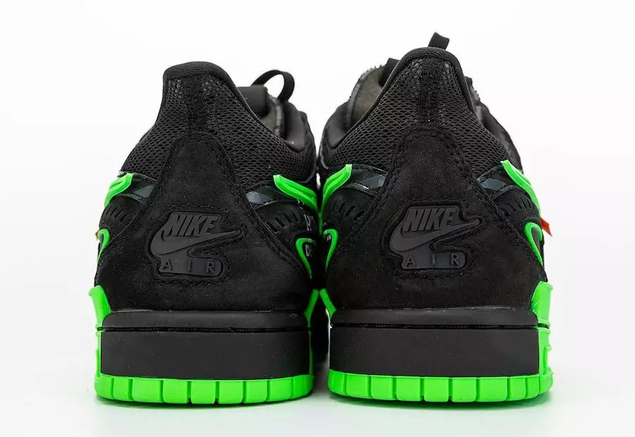 Ақ түссіз Nike Air Rubber Dunk Green Strike CU6015-001 Шығарылған күні