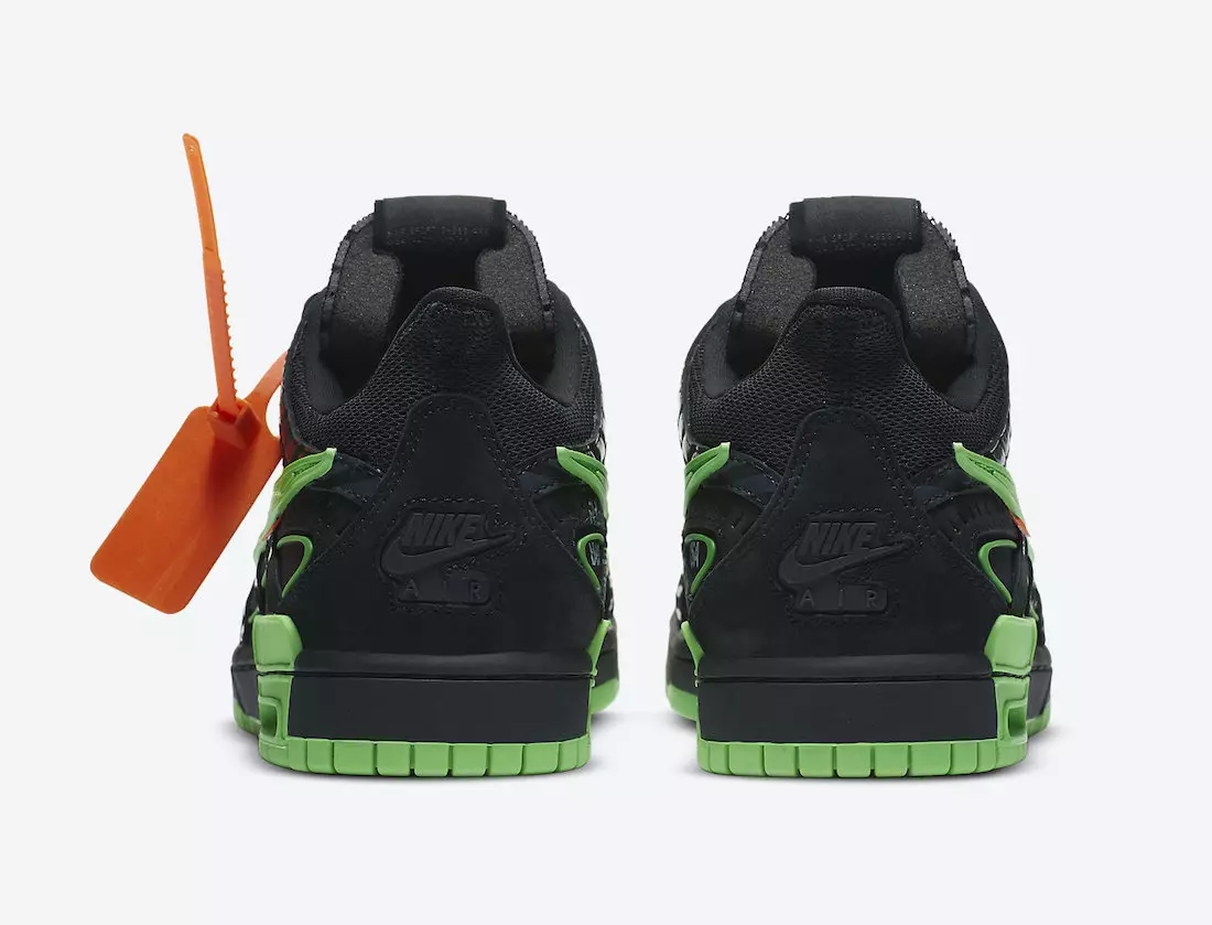 Off-White Nike Air Rubber Dunk Green Strike CU6015-001 Data de llançament