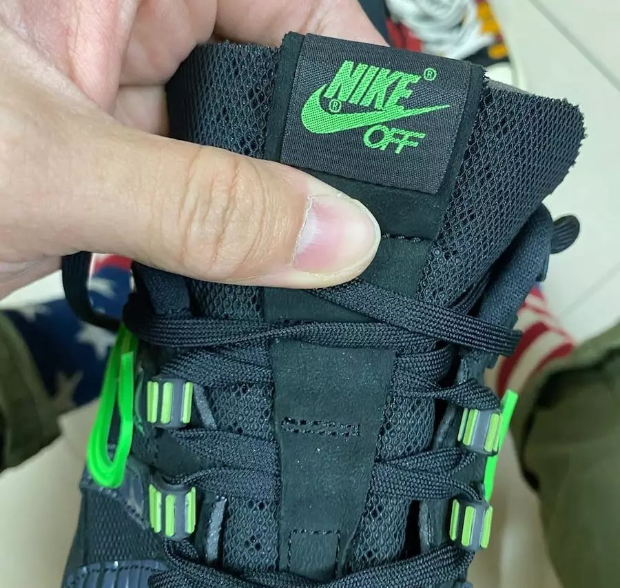 Off-White Nike Air Rubber Dunk Black Green Strike CU6015-001 Ngày phát hành