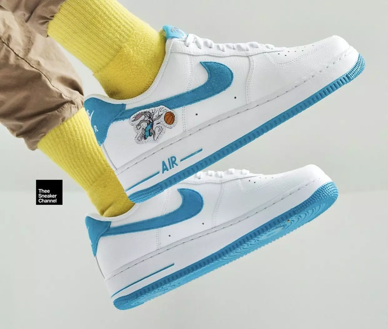 Space Jam Nike Air Force 1 Low Hare Dátum vydania na nohách