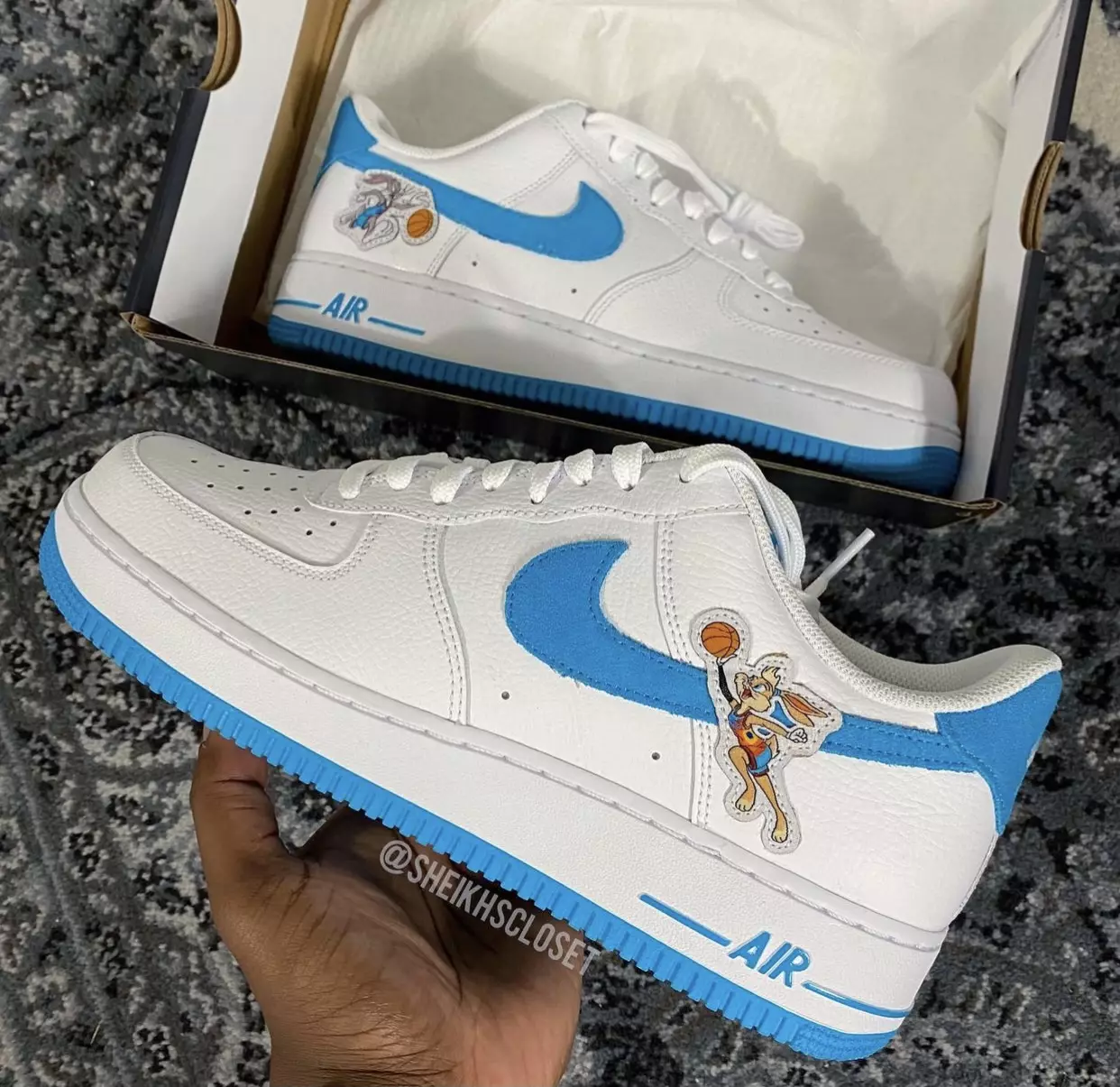 Space Jam Nike Air Force 1 Bugs za Lola Bunny Tarehe ya Kutolewa