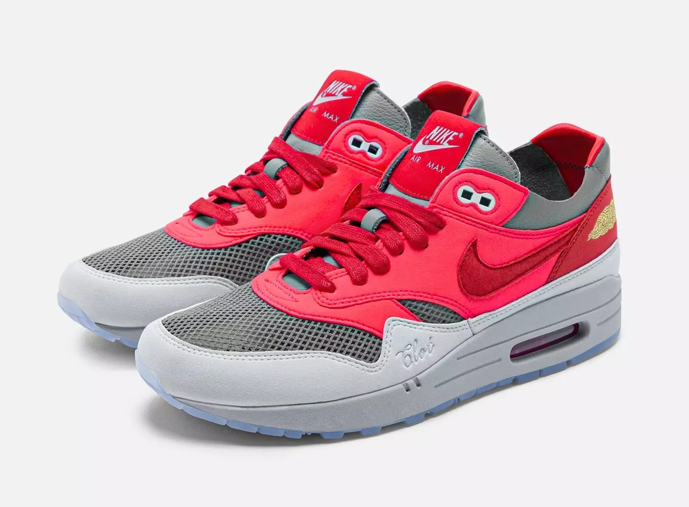 CLOT Nike Air Max 1 KOD Solar Red DD1870-600 Tarehe ya Kutolewa