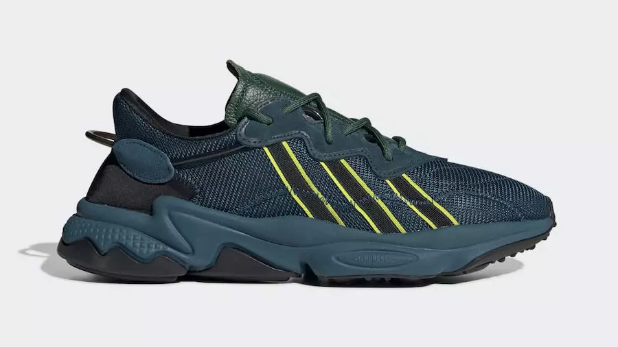 Pusha T adidas Ozweego Tech Mineral Dark Green FV2480 Ngày phát hành