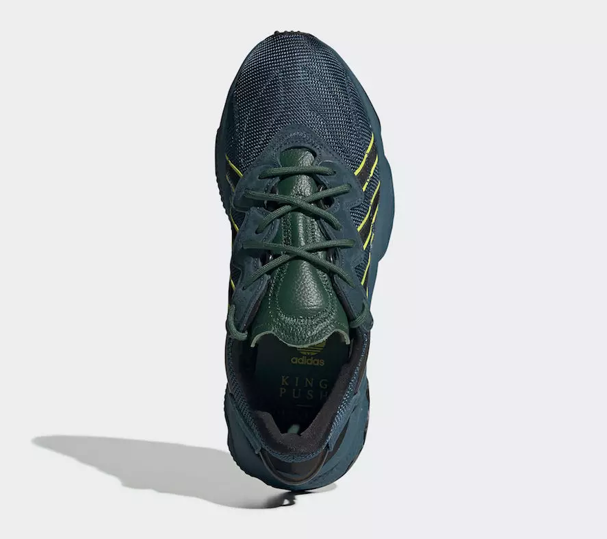 Pusha T adidas Ozweego Tech Mineral Dark Green FV2480 Дата на издаване