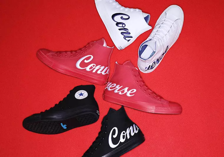 Converse fügt dem Chuck Taylor Schriftlogos hinzu