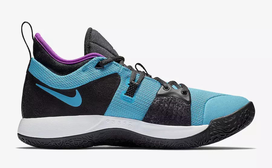 Nike PG 2 Blue Lagoon Hyper Violet White AJ2039-402