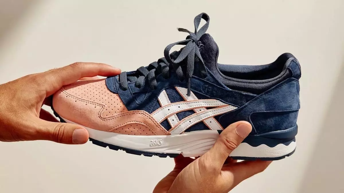 تاریخ انتشار Kith ASICS Gel Lyte V 5 Salmon Toe