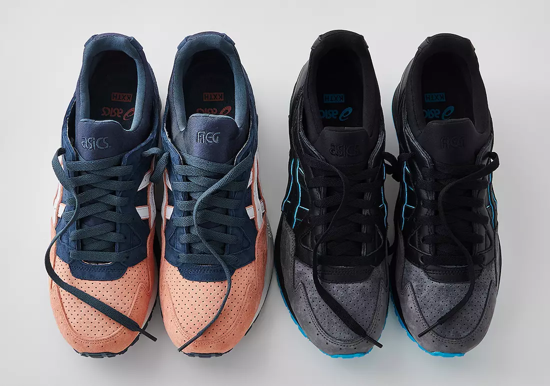 Kith ASICS Gel Lyte V Salmon Toe Leatherback Дата выпуску