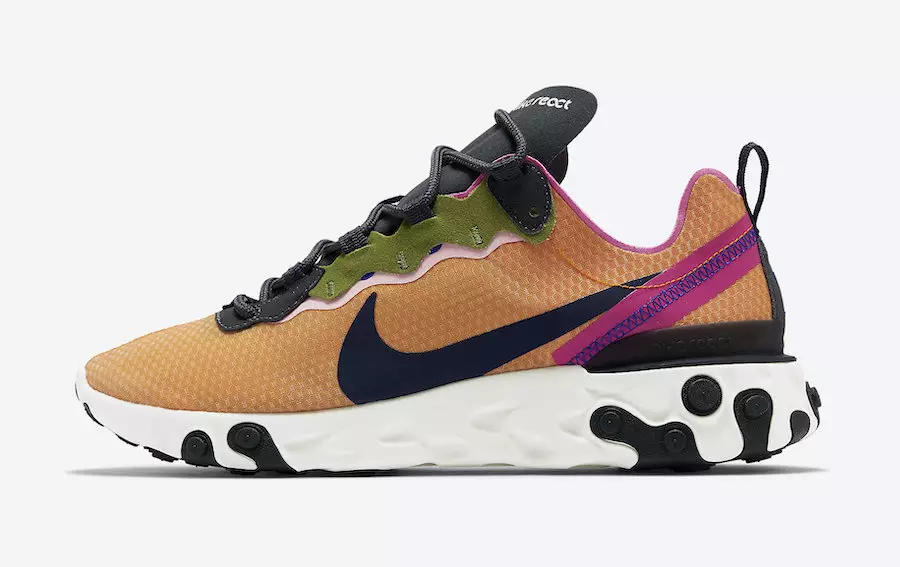 Nike React Element 55 Magma Orange CI3831-801 Data di rilascio