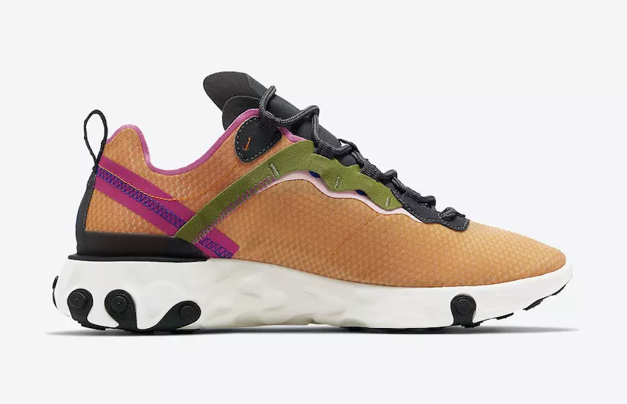 Nike React Element 55 Magma Orange CI3831-801 Megjelenés dátuma