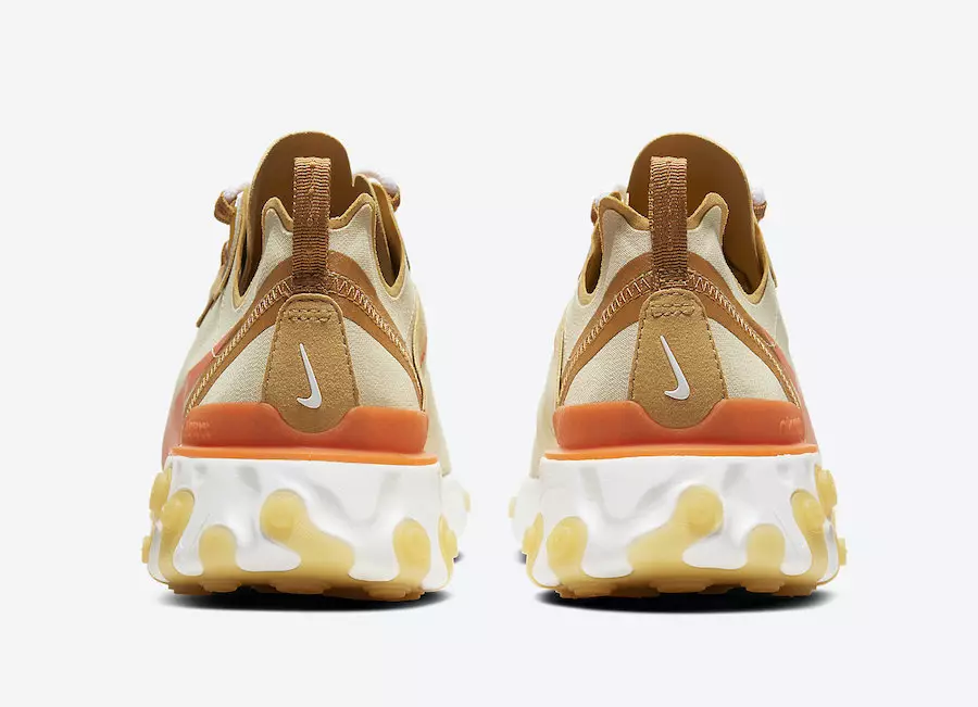 Tarehe ya Kutolewa ya Nike React Element 55 Team Gold Bright Orange CZ3595-781