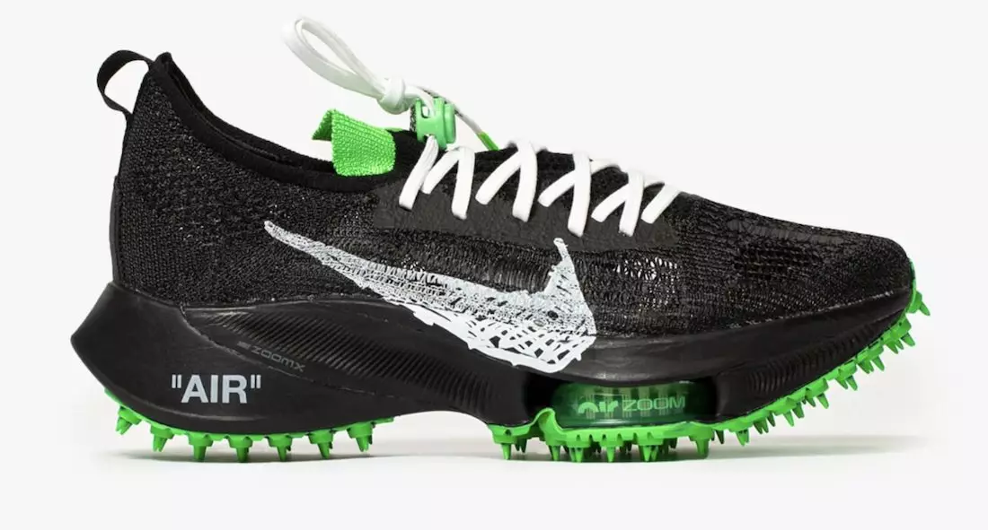 Off-White Nike Air Zoom Tempo NEXT Black Scream Green CV0697-001 Datum izlaska