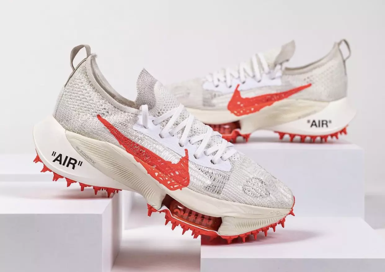 Off White Nike Air Zoom Tempo Next Solar Red Data de llançament