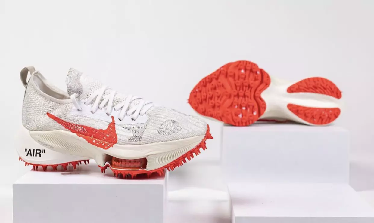 Off White Nike Air Zoom Tempo Neste Solar Red Utgivelsesdato