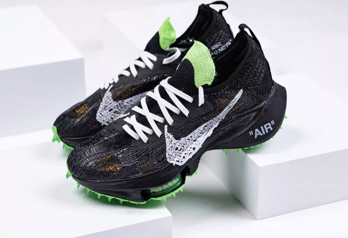 Luonnonvalkoinen Nike Air Zoom Tempo NEXT Prosentti Scream Green Julkaisupäivä