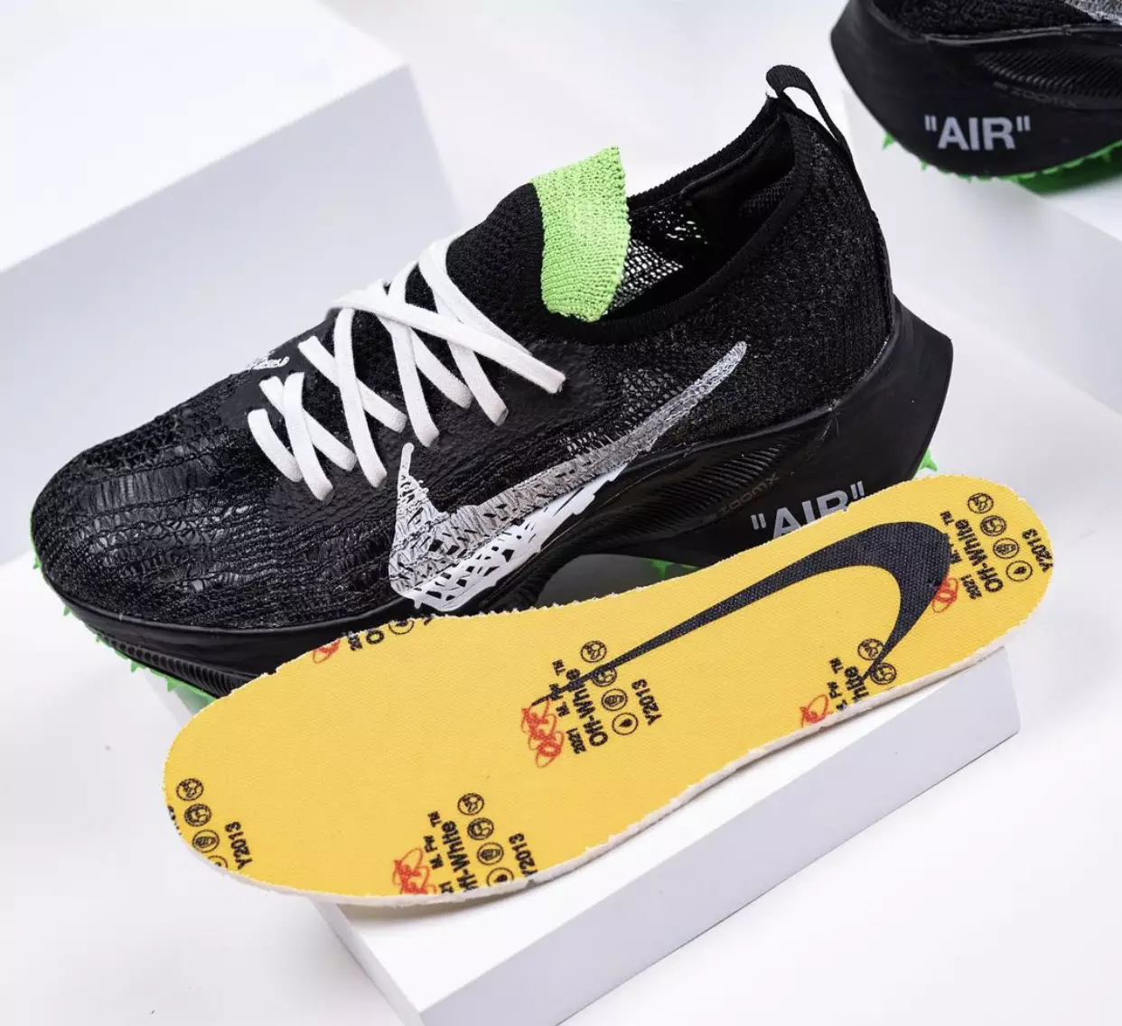 Tempoh Zoom Udara Nike Off-White NEXT Peratusan Scream Green Tarikh Tayangan