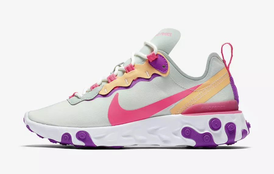 Nike React Element 55 Pistachio Frost Digital Pink BQ2728-303 Datum vydání