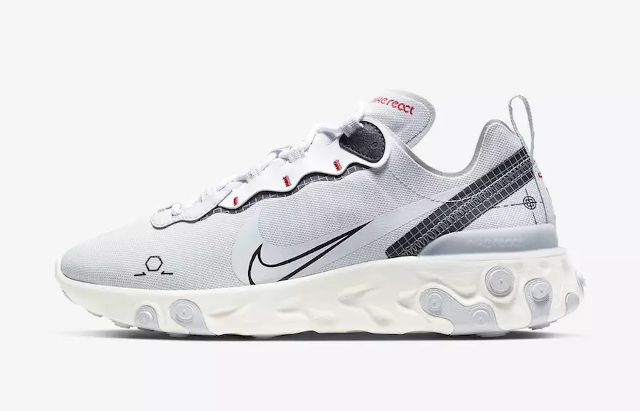 Nike React Element 55 схемасы CU3009-002 Шығарылған күні