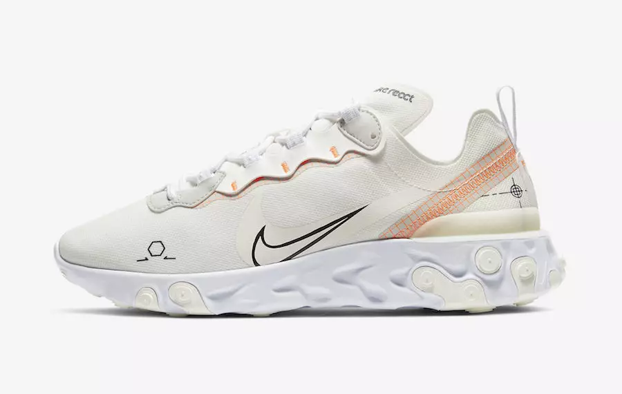 Nike React Element 55 Schematic CU3009-102 Fecha de lanzamiento