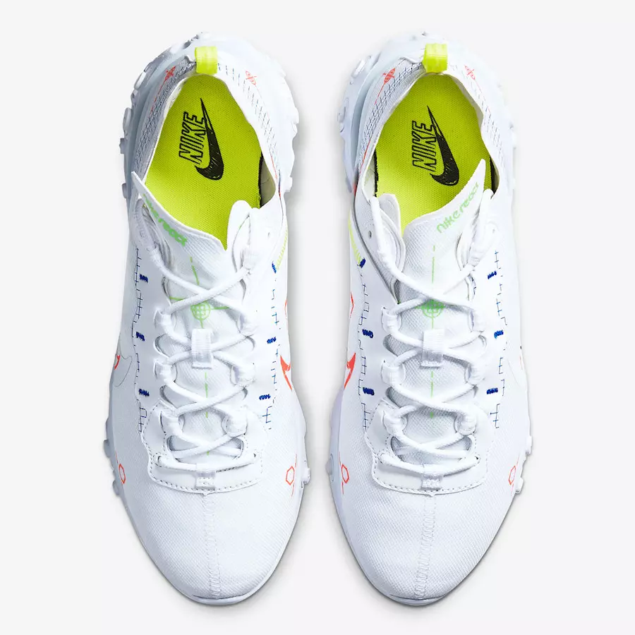 Ημερομηνία κυκλοφορίας Nike React Element 55 CU3009-101