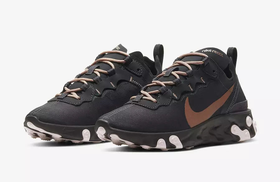 Nike React Element 55 fyrir konur með brons swoosh