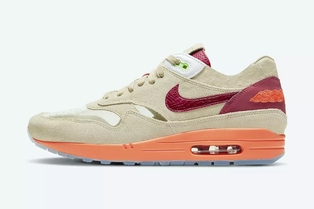 Clot Nike Air Max 1 Kiss of Death DD1870-100 2021 Data di rilascio