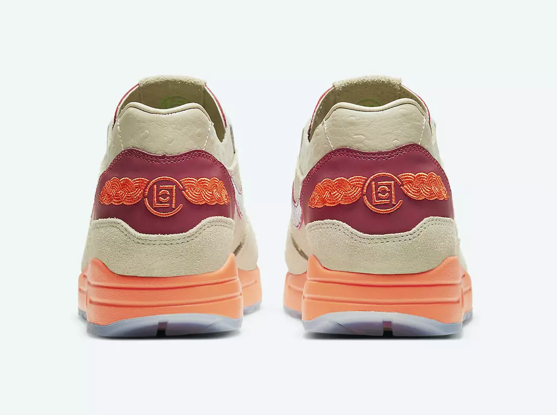 Clot Nike Air Max 1 Үхлийн үнсэлт DD1870-100 2021 онд худалдаанд гарсан огноо