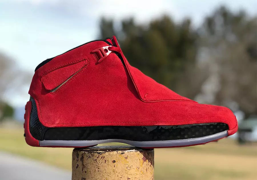 Air Jordan 18 Red Suede Toro