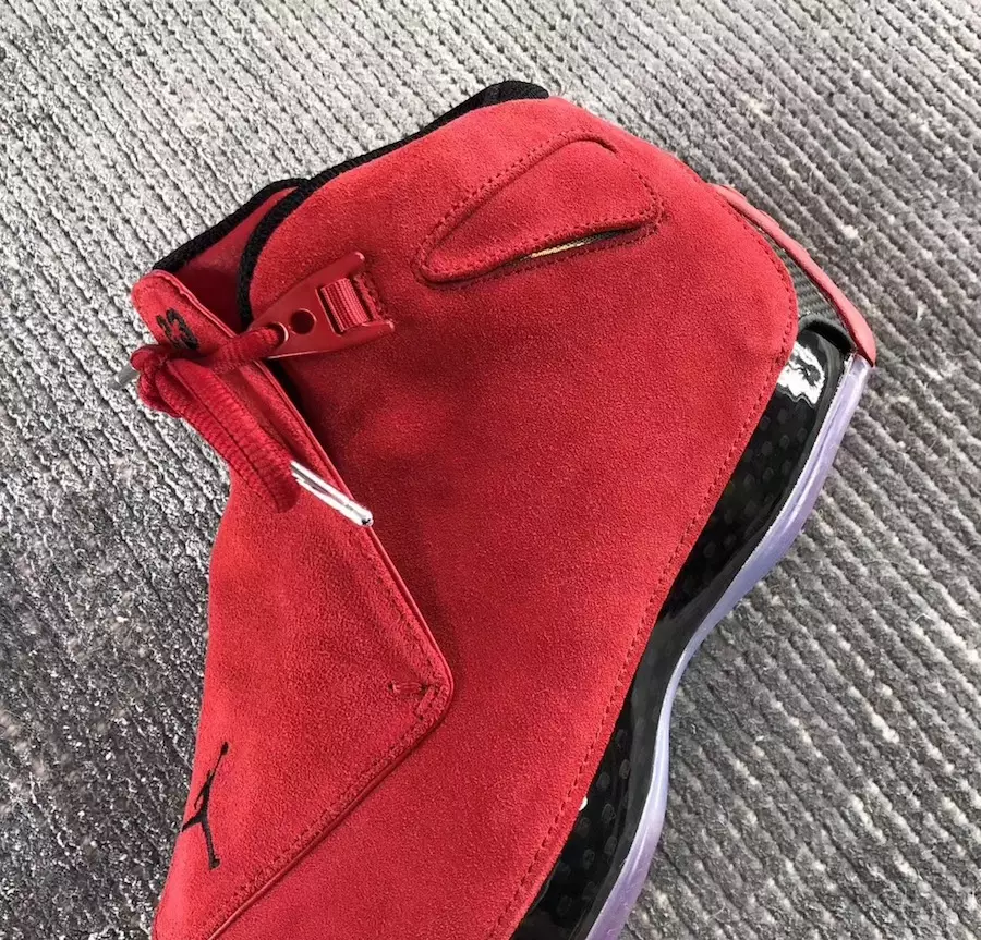 Air Jordan 18 Retro Toro Raging Bull Vermelho Camurça AA2494-601