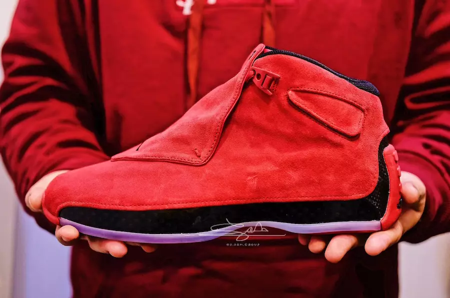 Air Jordan 18 Toro Gym Camurça Vermelha AA2494-601