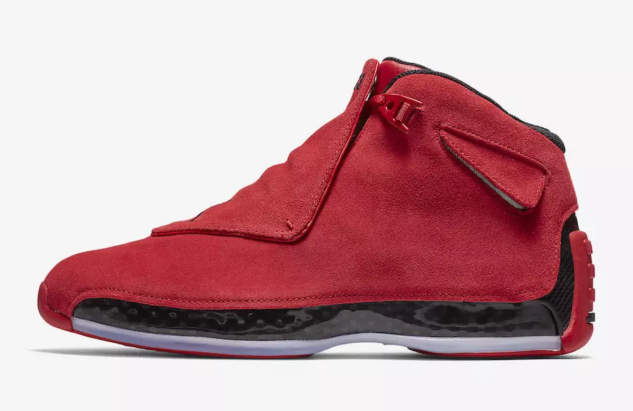 Jordan 18 Toro Rot Wildleder AA2494-601