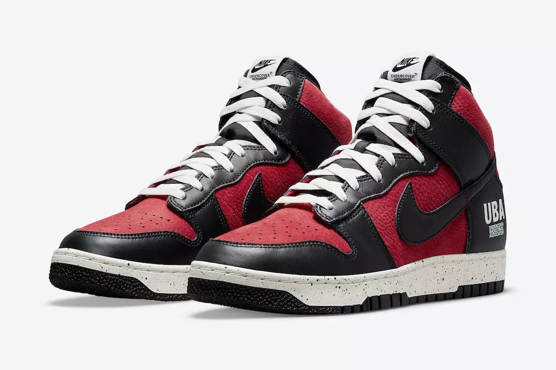 Penyamaran Nike Dunk High UBA Gym Red DD9401-600 Tarikh Tayangan