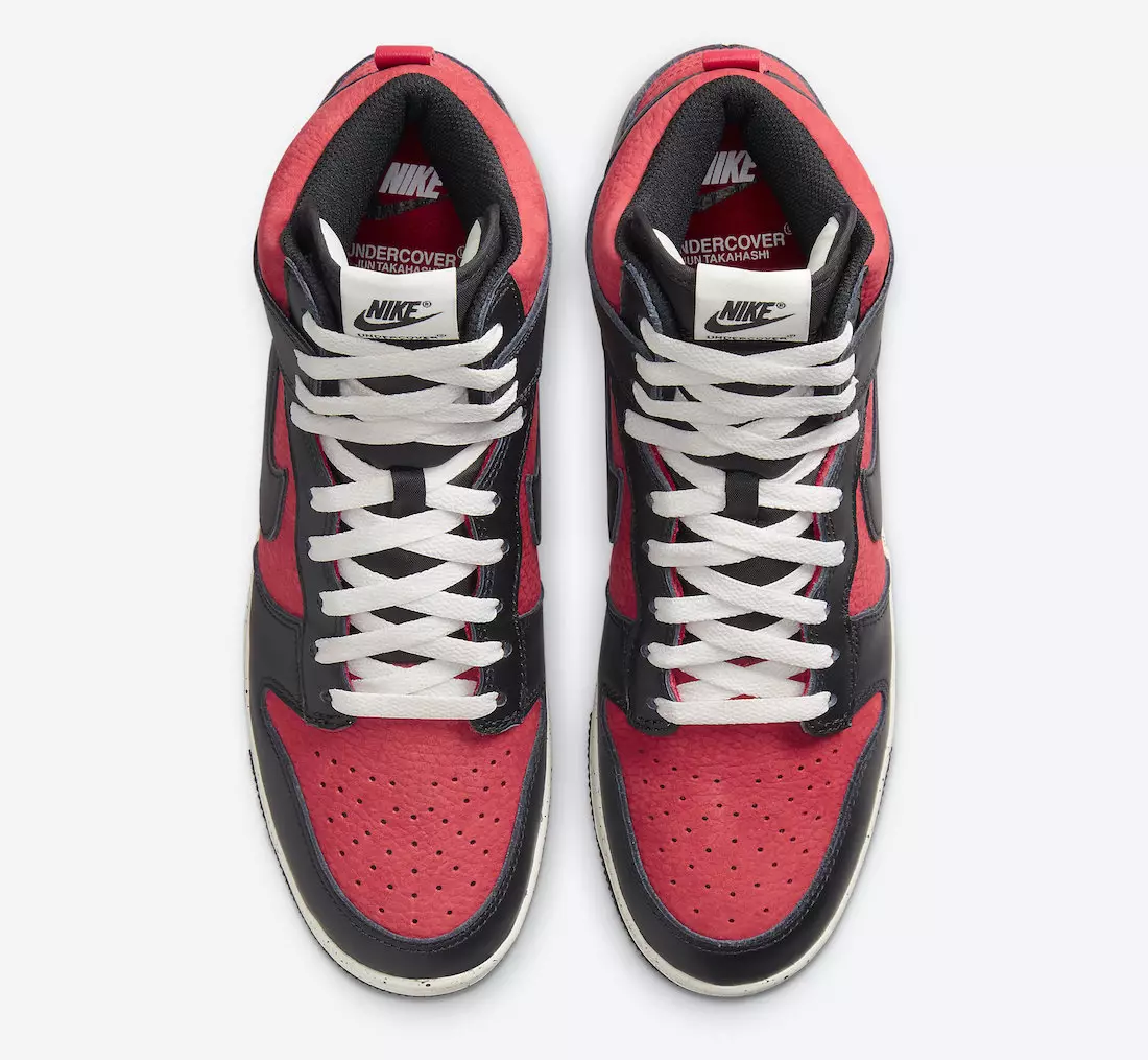 Undercover Nike Dunk High UBA Gym Red DD9401-600 Releasedatum