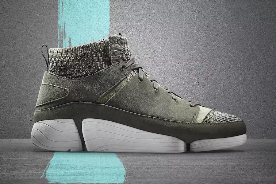 Clarks Trigenic Evo Knit Olive