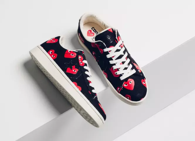 Converse Comme Des Garcons PLAY Pro Dəri Kolleksiyası