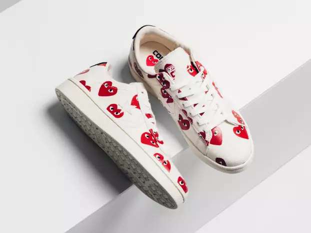 Converse Comme Des Garçons PLAY Pro Leather Collection