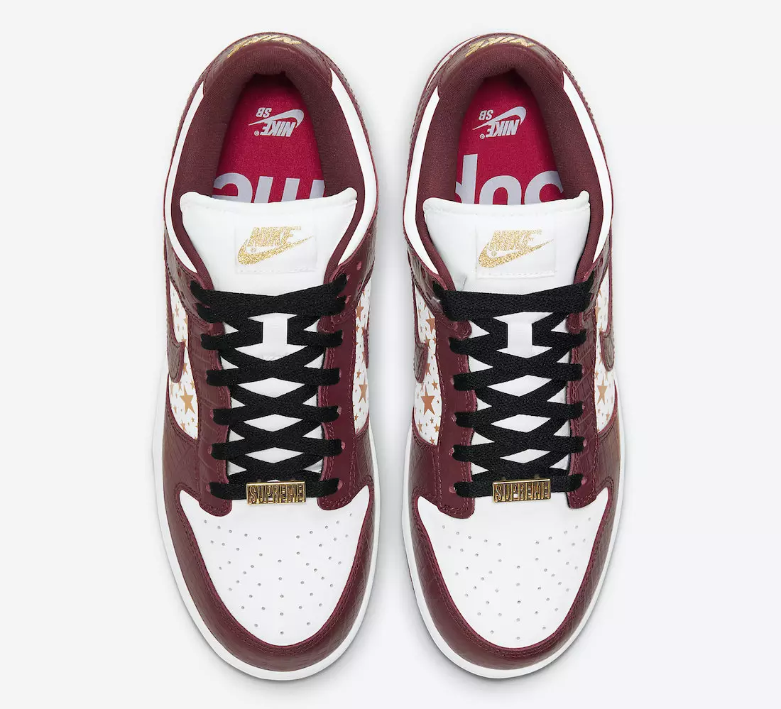 Supreme Nike SB Dunk Low Barkroot Brown DH3228-103 გამოშვების თარიღი ფასი