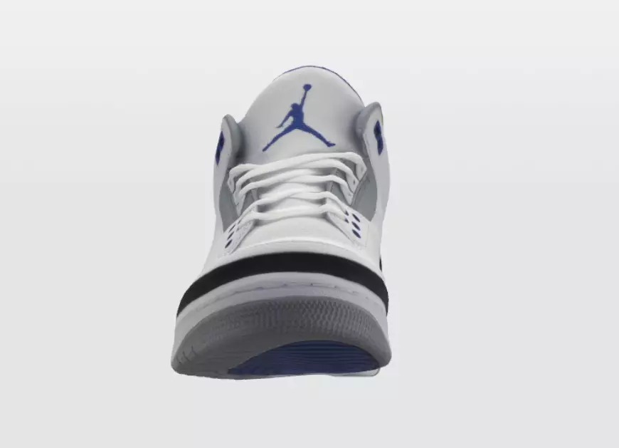 ფრაგმენტი Air Jordan 3 ნიმუში